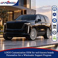 Jantes en alliage forgé monobloc de haute qualité personnalisées de 22, 24 et 26 pouces, finition argent poli, 6x139.7, pour Cadillac Escalade SUV