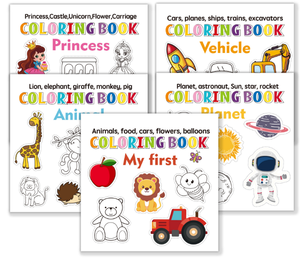 ผู้ผลิตขายส่ง unisex สมุดระบายสีง่ายและง่ายต่อสิ่งแวดล้อมสำหรับเด็กเล่นได้อย่างอิสระ - Product Image 2