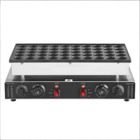 Machine à Snacks Alimentaires la Plus Populaire 2026 - Mini Crêpière Électrique / Équipement Commercial à Gaufres 50 Trous - Machine à Muffins