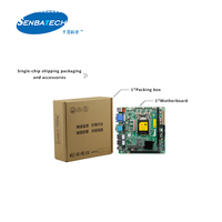Placa base Mini Itx J1900 17x17cm SATA2.0 MSATA 8USB 6COM SIM LPT PS2 12V GPIO Dual Lan de baja potencia