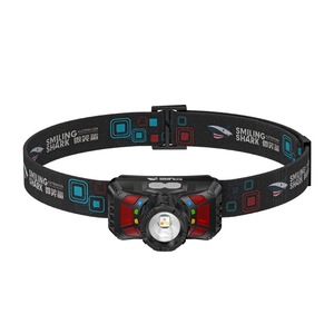 Linterna frontal con sensor Smiling Shark TD-0285A, LED con zoom, 1500 mAh, recargable tipo C, para pesca - Product Image 2