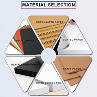 Vente chaude, boîte à bijoux magnétique en carton rigide de luxe de haute qualité, OEM ODM, logo personnalisé, avec insert en mousse