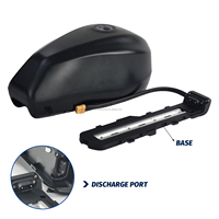 Batterie lithium pour vélo électrique 48V, style réservoir de carburant, 20Ah, 30Ah, 35Ah, 25Ah, courant de décharge adapté aux vélos électriques de montagne et trottinettes électriques de 350W à 2500W