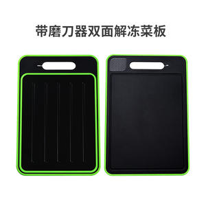 Planche à découper rectangulaire double face à dégivrage rapide en alliage d'aluminium multifonction pour la cuisine à usage domestique - Product Image 4