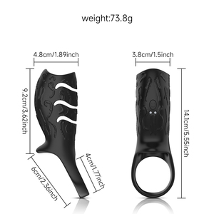 Delay Sex Time Male Sex Enhancement Device Vibrating Penis <b>Ring</b> by App - Product Image 3