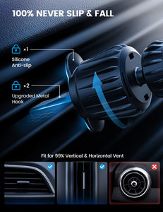 Lamicall STCV09 Ultra 15W Cargador Inalámbrico Magnético <span class=keywords><strong>Soporte</strong></span> para <span class=keywords><strong>Coche</strong></span> de Carga Rápida para Rejilla de Ventilación <span class=keywords><strong>Soporte</strong></span> de Teléfono Manos Libres para Automóvil - Product Image 6