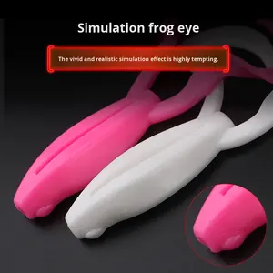 Leurre de pêche en plastique TPE durable Thunder Frog, appât flottant simulé pour la pêche au mandarin, appât souple pour la pêche à la carpe, cible pour la pêche au black bass - Product Image 3