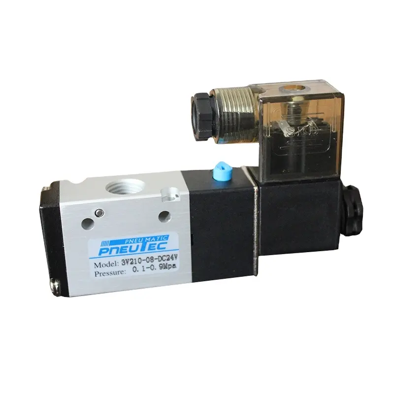 Inner Guide Type Acting Type and Two position Three way Position and Way NO. High Quality airtac type solenoid directional valve