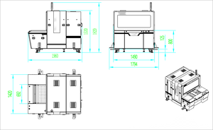 PCB 조립 라인 용 오프라인 및 온라인 자동 광학 검사 기계 AOI 기계 - Product Image 4