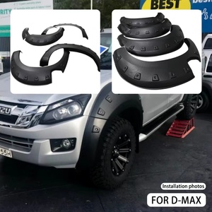 Accesorios Exteriores para Auto, Guardabarros Negros de ABS Modificados para Camioneta Isuzu D-max 2012 en Adelante - Product Image 2