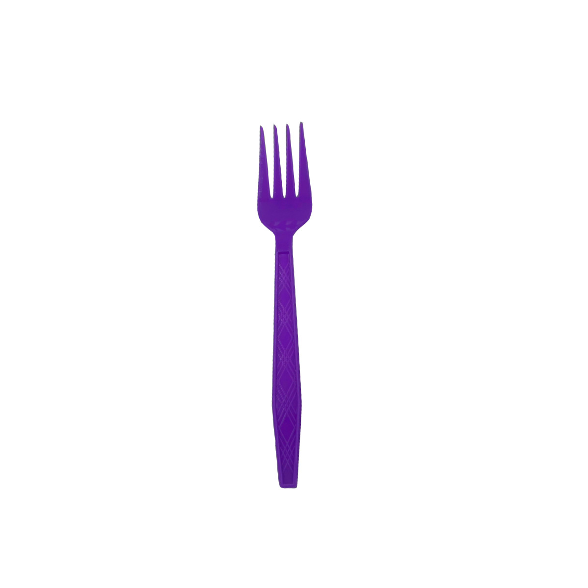 Fourchette en plastique violet-10pcs