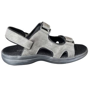 Sandal Medis Nyaman untuk Perawatan Kaki Lansia, dengan Ruang Jari Kaki Lebar, Dapat Disesuaikan, untuk Penderita <span class=keywords><strong>Diabetes</strong></span>, Edema, dan Bunion - Product Image 2