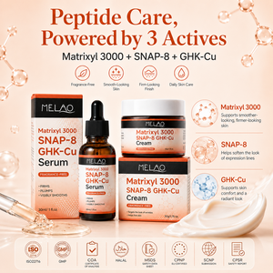 Suero <span class=keywords><strong>de</strong></span> Péptidos GHK-Cu Matrixyl 3000 SNAP-8 <span class=keywords><strong>de</strong></span> Marca Privada, Esencia Facial Antienvejecimiento para una Piel Suave y Tersa, Sin Fragancia - Product Image 1