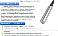 Transmetteur de Pression de Niveau d'Eau Liquide OEM Haute Précision, Capteur Industriel à Faible Coût, Sortie 4-20mA, Transducteur de Niveau