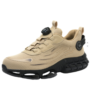 Chaussures de travail et de sport pour hommes et femmes, avec embout en acier et composite, tige en tricot, semelle intermédiaire en TPU, semelle extérieure en PVC/EVA, robustes, durables, excellente sécurité - Product Image 3