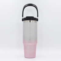 Gourde isotherme OEM/ODM 600 ml en acier inoxydable personnalisée, anti-fuite, avec paille, sans BPA, pour le sport et les voyages