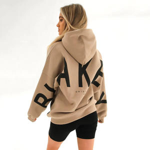 2023 para <span class=keywords><strong>Amazon</strong></span> Cross-Border moda europea americana <span class=keywords><strong>sudadera</strong></span> de mujer impresa gruesa versátil manga larga capucha suelta para - Product Image 6