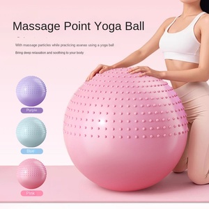 <span class=keywords><strong>Ballon</strong></span> de yoga souple anti-explosion épaissi pour adultes et enfants - Entraînement sensoriel, massage, utilisation en salle de sport, tailles 55 cm/65 cm/75 cm - Product Image 2