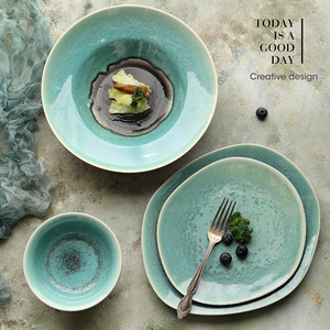 Manufacturer Wholesale Modern Luxury Custom Daily Use Ceramics Tableware Dinner <b>Set</b> With Plates and Bowl - Product Image 1