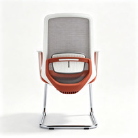 Chaise de bureau pour employés avec dossier en tissu maillé respirant - chaise de bureau moderne pour cadres