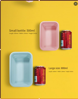 Boîte à lunch bento en silicone réutilisable, pliable, écologique, durable, avec couvercle en PP sans BPA, grande capacité, qualité alimentaire, utilisable au micro-ondes, pour enfants