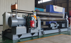 آلة لف ثلاث أسطوانات 4 م/دقيقة فعالة من حيث التكلفة معالجة الفولاذ الكربوني والمعادن الألومنيوم - Product Image 6