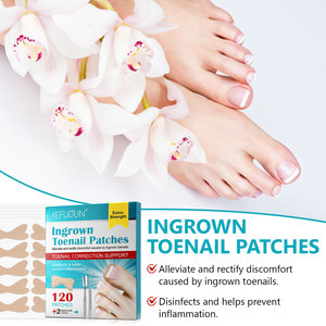 120 patchs correcteurs d'ongles professionnels indolores pour pédicure, kit d'outils de correction et d'élimination des ongles incarnés avec lime et rehausseur - Product Image 4
