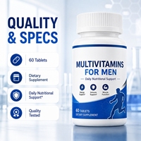 Complément Multivitaminé pour Hommes Marque Blanche Casher Halal