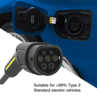 SENKU smart ev câble de charge 480V 250V IEC62196-2 type2 16A 32A 3 phases type2 câble connecteur Type 2 EV prise de charge