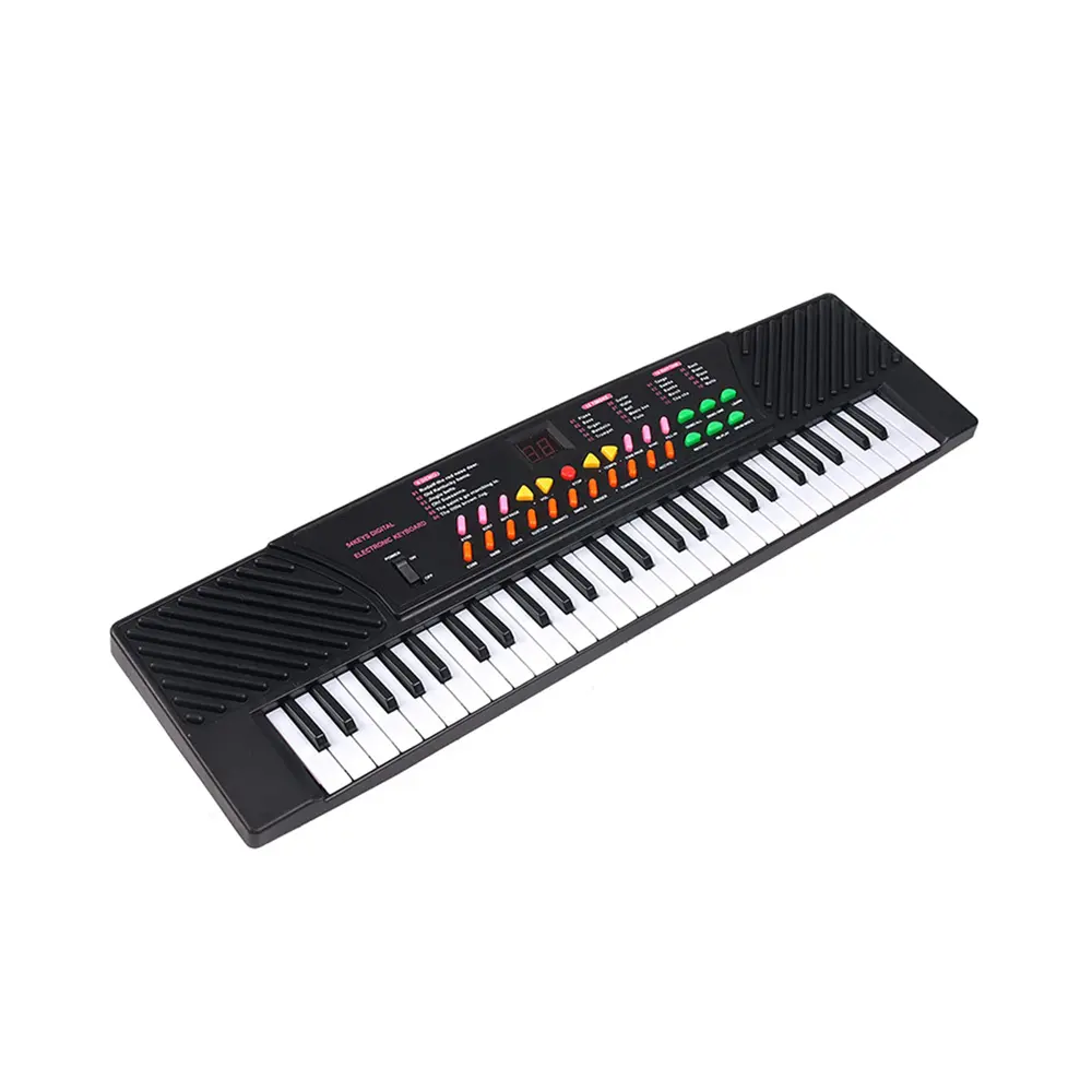 HUASHENG 54 Keys Electric Keyboard Piano Portable Organ Electronic Musical Instrument Keyboard for Kids Adults Beginners