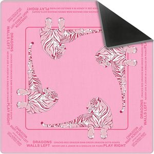 Tapis <span class=keywords><strong>de</strong></span> jeu <span class=keywords><strong>de</strong></span> Mahjong américain antidérapant et insonorisant en caoutchouc écologique durable, housse <span class=keywords><strong>de</strong></span> <span class=keywords><strong>table</strong></span> <span class=keywords><strong>de</strong></span> Mahjong portable pour le voyage - Product Image 1