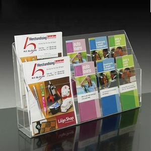 מותאם אישית 8 כיסים מסתובבים תפריט אקרילי ברור עלון בעל עלון a5 בעל עלון - Product Image 6