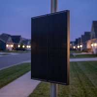 Panneau solaire monocristallin demi-cellule 100W-420W avec une efficacité de 22,23% pour une utilisation domestique et agricole