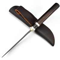 Couteau EDC Triple acier haut de gamme haute dureté Camping en plein air chasse survie couteau droit pour la pêche randonnée bois OEM