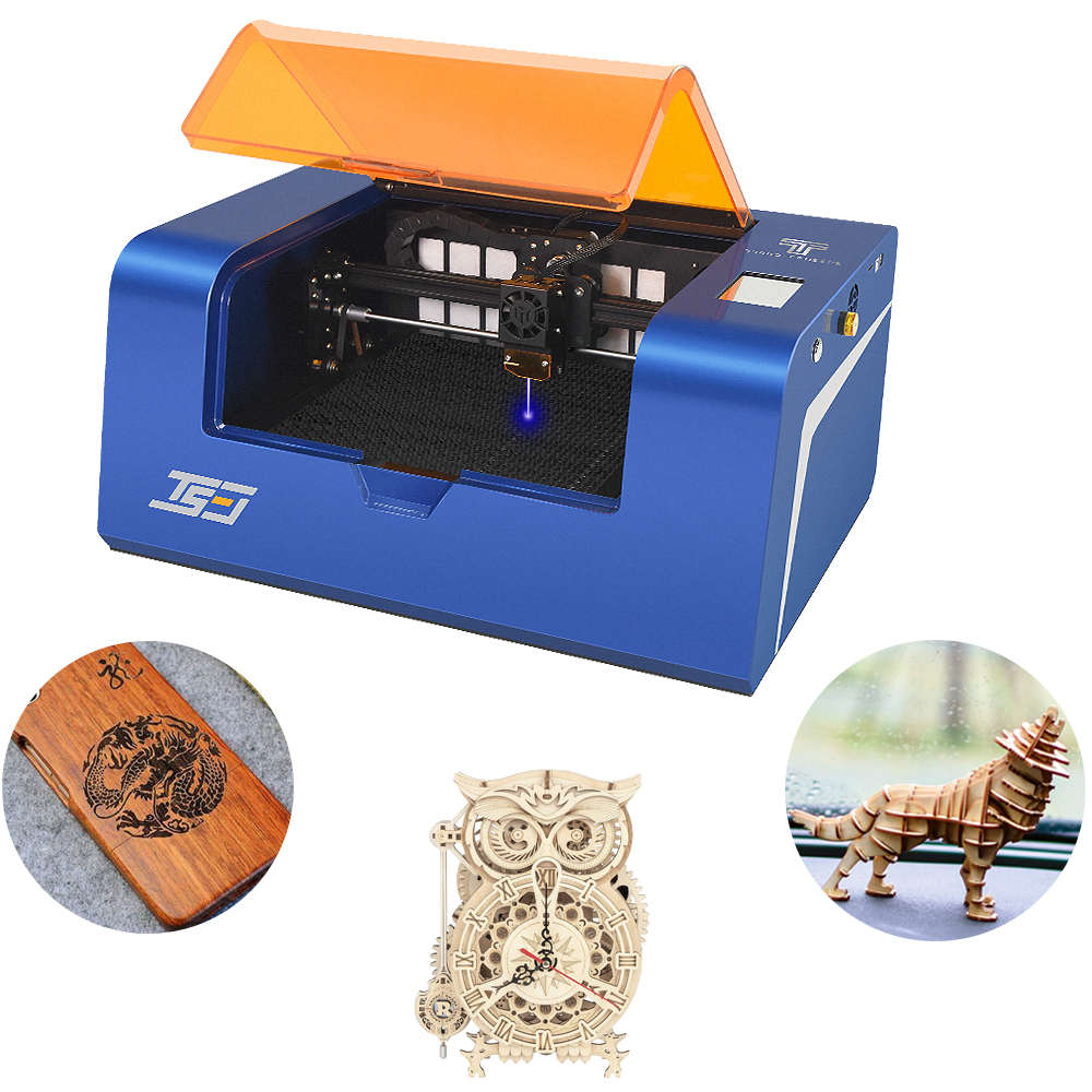 Twotrees TS3 Cnc Kleine Holz Acryl Papier Leder Faser Lazer Gravur. Mini FAC Diode Laser gra vierer Schneide maschine 80w