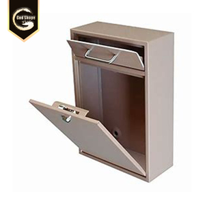 Factory Large Metal Outdoor Apartment Waterproof Free Standing Residential Parcel Drop Box Mailbox Lock