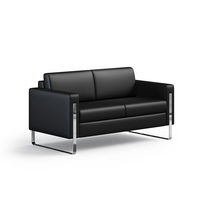 Canapé de bureau commercial robuste avec structure en métal solide pour la demande de mobilier de bureau en gros cadre pour les projets FF&E