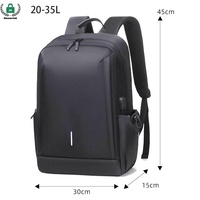 Sac à dos de voyage tendance, grande capacité, léger, durable, avec port USB, logo personnalisé, imperméable, en polyester Oxford, pour un usage quotidien au bureau