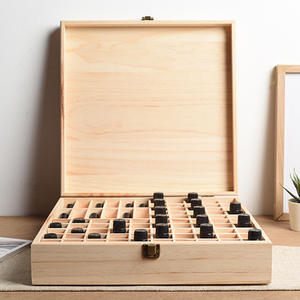Vente chaude 10 ml Bouteilles Organisateur Grand <span class=keywords><strong>Bois</strong></span> Mallette De Rangement Protecteur Dottera Huile Essentielle Boîte En <span class=keywords><strong>Bois</strong></span> Avec LOGO GRATUIT Graver - Product Image 6