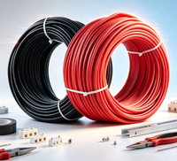 Câble de commande haute tension 1 KV en caoutchouc avec conducteur en aluminium rouge et noir de haute qualité pour câblage industriel