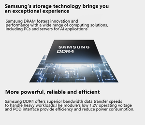 Module de mémoire RAM SO-DIMM Sung 16 Go DDR4 3200 MHz PC4-25600 CL22 2Rx8 1,2 V 260 broches M393A8G40AB2-CWE Sung 32 Go (2x16 Go) - Product Image 6