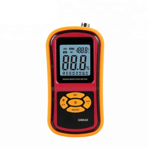 GM640 Portátil Digital Grain Umidade Medidor com Medição Sonda Display LCD Tester Umidade Medição Dispositivo