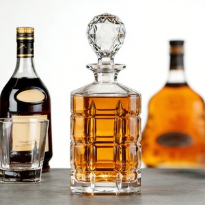 ขวดเหล้าคริสตัลไร้สารตะกั่<span class=keywords><strong>ว</strong></span>พร้อมจุกปิด ขวดใสสำหรับเหล้าหรือสุรา ขวดแก้<span class=keywords><strong>ว</strong></span>ดีไซน์หรูหรา ขายส่ง มีบริการสั่งทำพิเศษ - Product Image 4