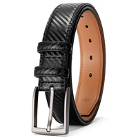 Ceinture en cuir PU à motif pour homme, style décontracté et professionnel, avec boucle tendance, vente en gros pour le commerce extérieur transfrontalier, ceintures en plastique