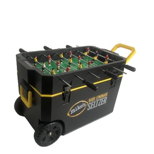 Refroidisseur en plastique HS seau à glace grande capacité 60L avec grandes roues pour refroidisseur de jeu de pique-nique avec logo promotion refroidisseur de nourriture - Product Image 2