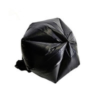 Bolsa de basura resistente, bolsa de basura industrial grande, negra, de HDPE/LDPE, gruesa y fuerte para uso en construcción, fábrica de Vietnam