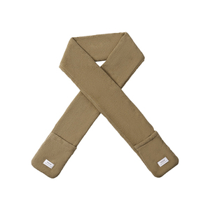 2024 nouveaux produits écharpe et gants en laine d'agneau écharpe chaude de voyage en plein air double face intégrée - Product Image 5