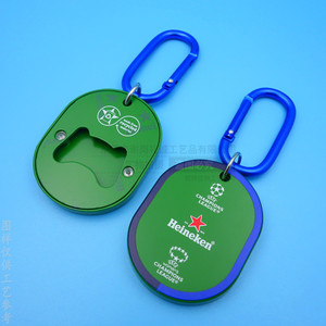 Décapsuleur de bouteille de bière personnalisé en alliage de zinc, porte-clés, cadeau publicitaire écologique pour entreprise - Product Image 2