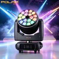 Projecteur mural LED Polarlights 18*40W Bee Eyes avec laser d'animation RGB 8W pour concerts, événements et spectacles
