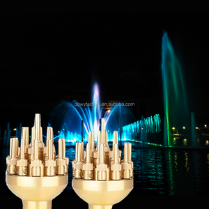 Hete Verkoop Elegante Dansende Fonteinuitloop Verstelbare Drielaagse Roestvrijstalen Mondstuk Voor Tuinvijver Premium Stenen Tuin - Product Image 1